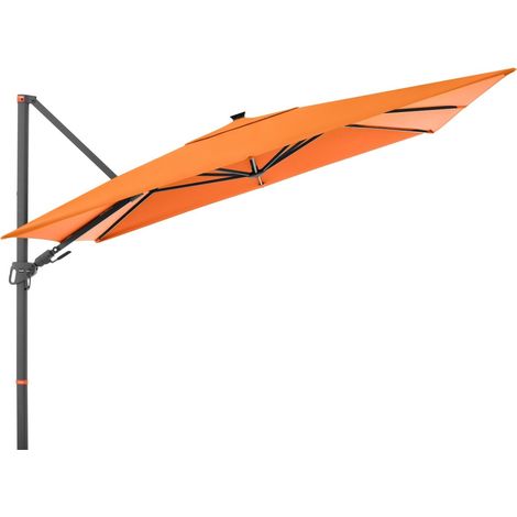 Doppler myZone Pendelschirm Side LED 300 x 220 cm Sonnenschirm 3 Farben Ampelschirm 451280 816 Orange (1/5)