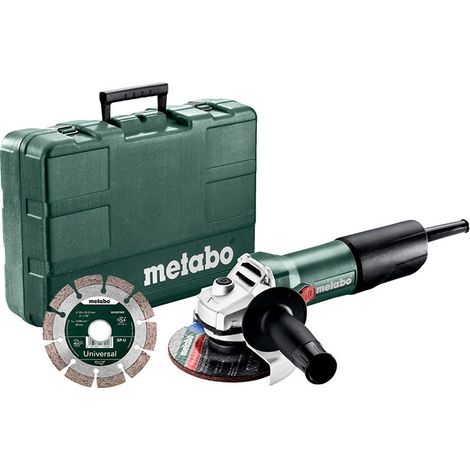 Metabo – Meuleuse d angle 850W 125mm – Protection anti-redémarrage – Capot de protection torsion – Pour béton armé et meulage intensif (1/4)
