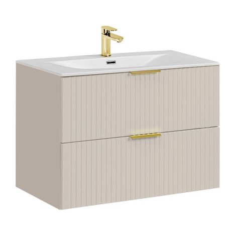 Meuble vasque à encastrer 80 cm - Georgia Cashmere - Livraison gratuite