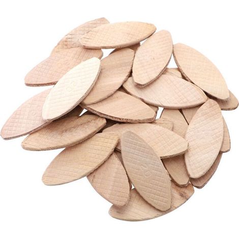Lamelles d’assemblage taille 0, paquet de 100 pièces, Lamello, Chevilles plates en bois de hêtre de haute qualité pour les menuisiers et les projets de bricolage (1/5)
