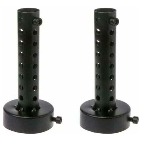 Silencieux d'échappement de moto 60MM Noir, 2PCS universel pour pot d'échappement de moto silencieux déflecteur DB Killer silencieux court (1/4)