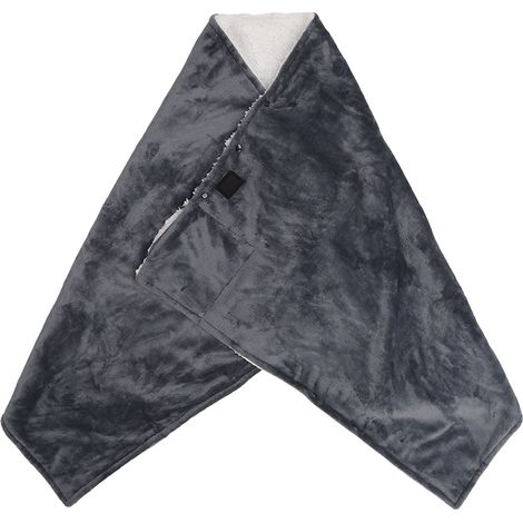 Soavoa Couverture Chauffante USB Polaire Douce 3 Niveaux de Chaleur et Minuterie Portable pour Voyage Maison Bureau Cadeau Idéal 1 Pièce (1/4)
