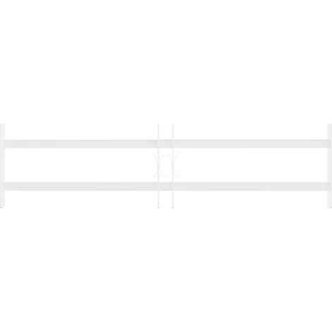 vidaXL Security Grille for Windows with 2 Crossbars 63-114 cm