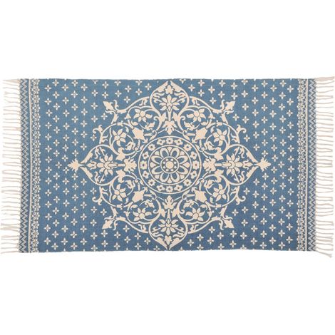 Tapis oriental en coton 90 x 150 cm (1/2)