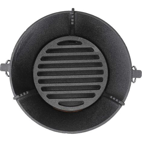 Accessoire pour barbecue de camping au charbon de bois, réchaud domestique, barbecue d'extérieur, 26 x 26 x 15,5 cm, pratique et portable (1/5)