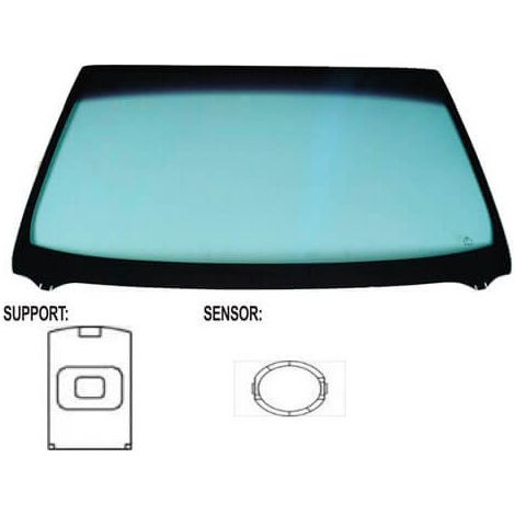 Pare-brise avant teinté vert pour capteur Renault Laguna 3 2007-2015