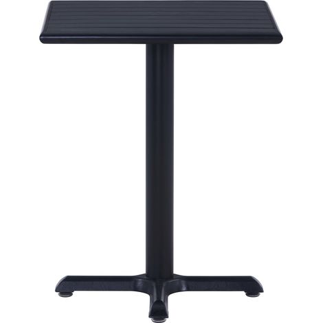 Garten Tisch Schwarz 60x60x75 cm