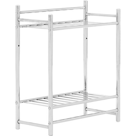 Premier Housewares 2 Tier Wall Mount Towel Shelves (1/5)