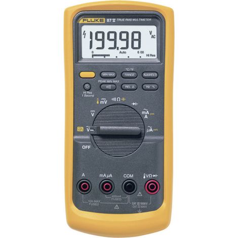 Fluke 87V/EUR Hand-Multimeter digital CAT III 1000 V, CAT IV 600 V Anzeige (Counts): 20000