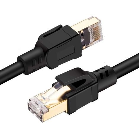 Câble Ethernet CAT8, câble LAN, câble Internet (1/5)