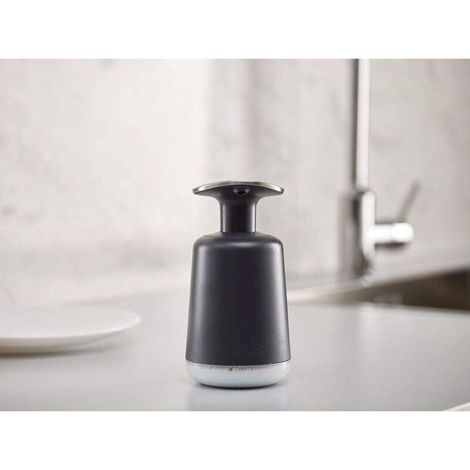 Seifenspender für Hygieneartikel – Schwarz – Fassungsvermögen: 250 ml – Crezuo