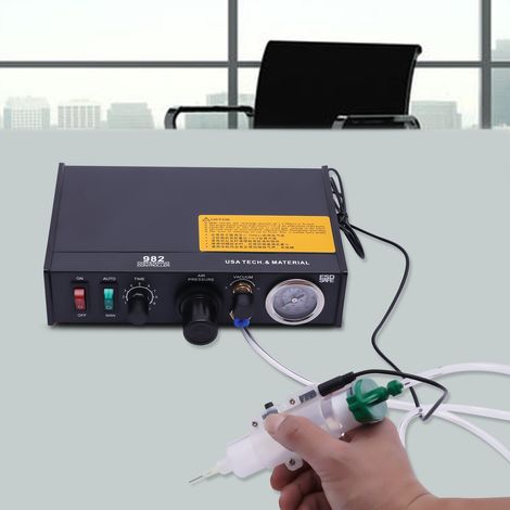 982 Solder Halbautomatisch Dispenser Paste Glue Kleber Kleberspender-Maschine
