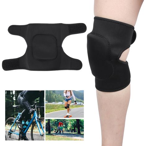Genouillère de protection et de soutien en éponge pour sports de plein air (course à pied, basketball, cyclisme) (adulte) (1/5)