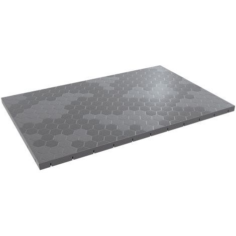 PIASTRELLA PER GIARDINO 'EASY' cm 116 x 76 x h 3 - marrone