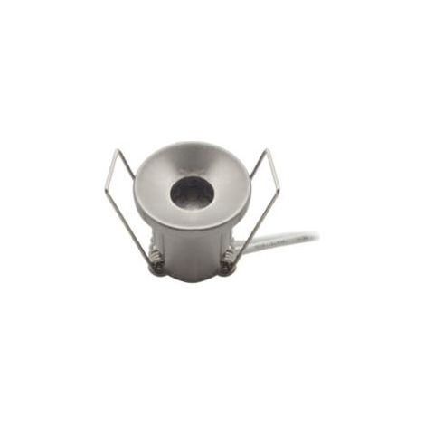 KIT PORTA LAMPADA AD INC IN ALLUMINIO -G4 GRIGIO S