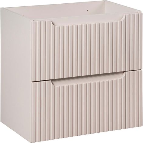 Waschtischunterschrank 60cm Riva mit 2 Schubladen, Kaschmir (1/5)