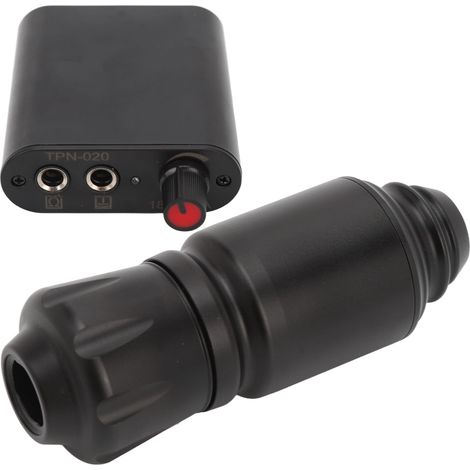 Crayon de tatouage Black Rocket + Kit de tatouage Black Mini Power Kit professionnel complet pour débutants (norme européenne) (1/5)