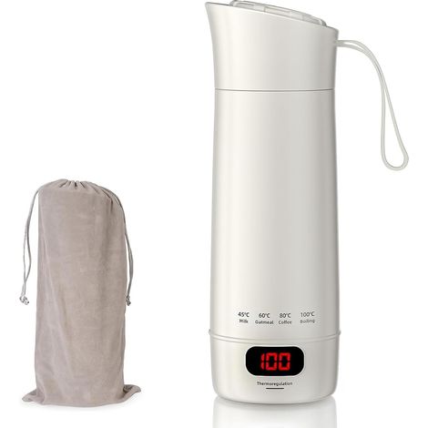 400 ML Mini Bouilloire électrique Portable, 300W Quatre Température (1/5)