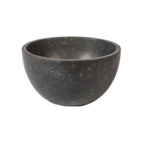 FugaFlow Efficiente Vasque - 21x21x12cm - ronde - pierre naturelle - foncé