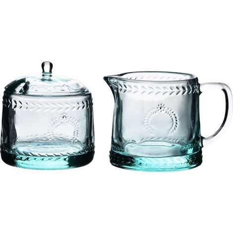 ECILA LIGHT set zuccheriera diametro 9xh7,3cm con lattiera 300ml (1/3)