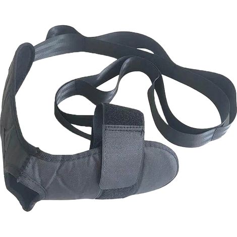 Ceinture d'étirement des pieds avec anneau pour exercices ligamentaires et rééducation par yoga