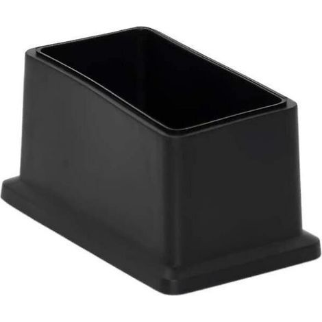 Embouts Rectangulaires pour Pieds de Chaise en PVC - Lot de 8, 25 x 50 mm, Protection Sol Efficace