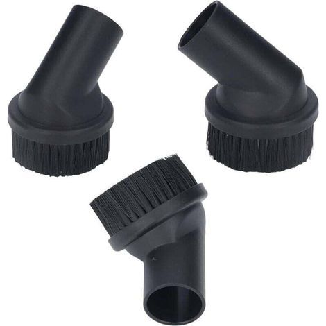 3 pices aspirateur Brosse Ronde, 35mm/1.38in diamtre intrieur Brosse poussire Ronde Accessoire pour aspirateur pour Nettoyer Les lacunes du canap (1/4)