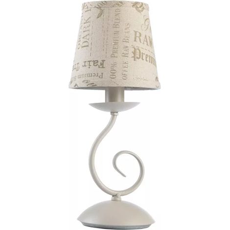 lampada da tavolo onli "polette" sabbia, e14 (1/4)