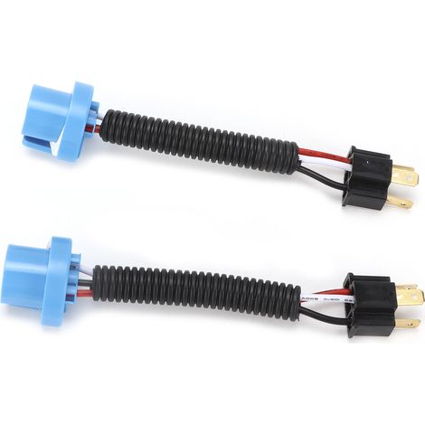 Universeller H4-Stecker auf 9007-Buchse Scheinwerferadapter, einfache Installation, 12 V–24 V