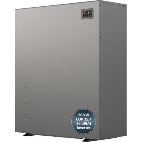 Steinbach Swimming Pool Inverter Wärmepumpe "Silent 26" (Modell 2026), für Pools bis 80.000 l, 26 kW Heizleistung (1/5)