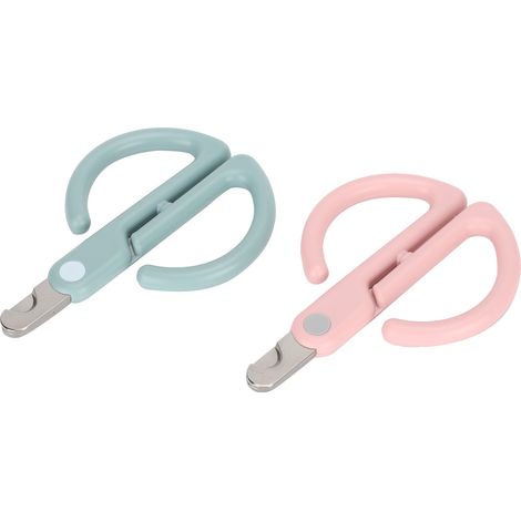Coupe-ongles pour animaux de compagnie, ciseaux, tondeuse à griffes pour chat et chiot, outil de toilettage vert et rose (rose vert) (1/5)
