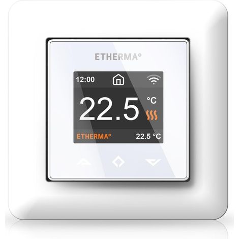 etherma eTOUCH-PRO-1-W termostato inteligente Wi-Fi blanco