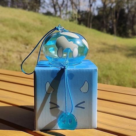 Carillons éoliens en slime, cloches suspendues style anime, pendentifs en verre, carillons japonais, décoration de maison style dessin animé. (1/3)