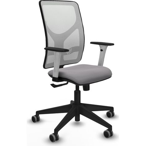 Silla de oficina piqueras y crespo Motilla blanco malla cómoda (1/2)