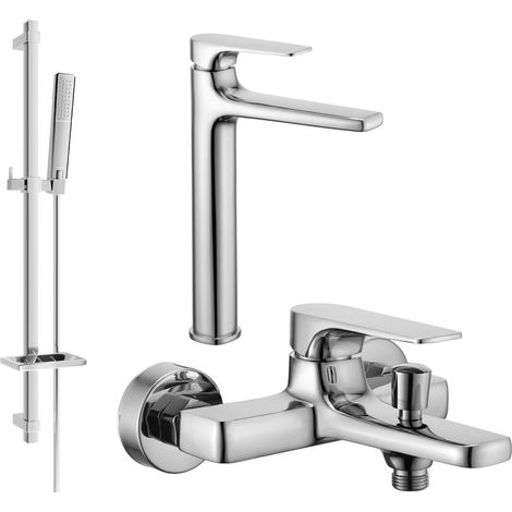 Mexen Lynx DQ72 set da bagno, cromo - 745913DQ72-00