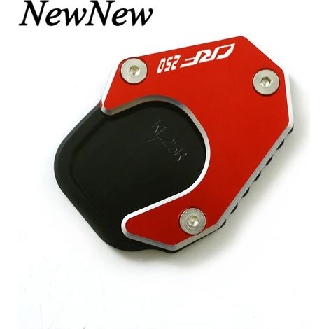 (Rouge) Béquille latérale CNC pour moto, extension de béquille compatible avec HONDA CRF 250 RALLY CRF250L 2017-2023 maxpower (1/4)