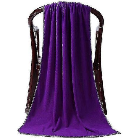 Serviette de bain de sport absorbante 80 x 180 cm - Violet - 671556 (1/5)