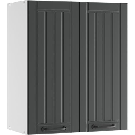 Pensile da cucina Fame-Line, Antracite rustico, 60 cm, Vicco (1/5)