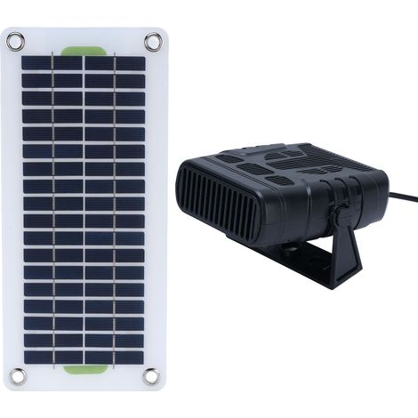 Chauffage solaire portable 30 W en silicium monocristallin pour l'extérieur (1/5)