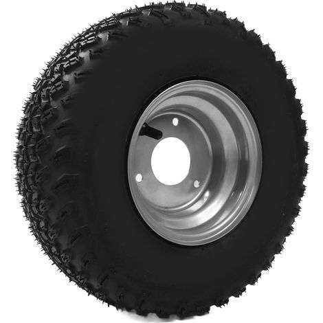 Pneu 15x6-6 pouces avec moyeu intégré, montage facile, pneu lourd pour quad, UTV, karting (1/5)