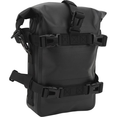Wasserdichte 4-Liter-Motorrad-Lenkertasche mit Schnellverschluss, universell einsetzbar, Hecktasche/Seitentasche für Reisen, Schwarz (1/5)