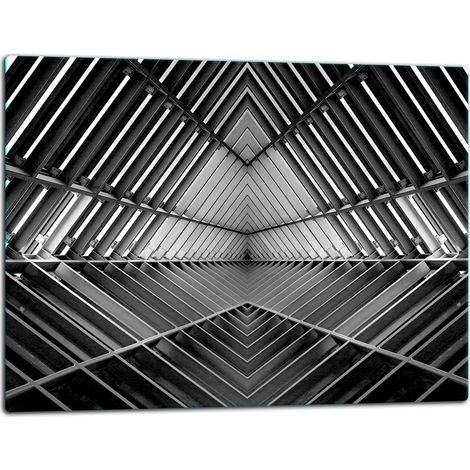 Glassplatten -Schweidebrett 52x40 Grauer Tunnel (1/5)