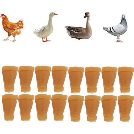 Doigt de plumeuse pour volaille x20 - Accessoires 4cm résistant haute température pour machine à déplumer poulets, canards, oies (1/5)