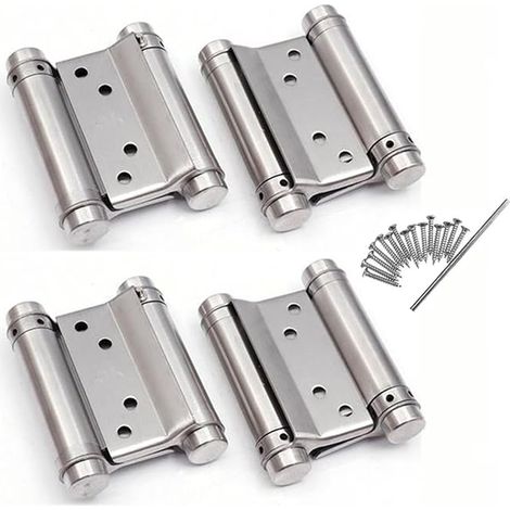 Charnières de Porte Battante Acier Inoxydable Réglable 76mm 3inch (1/3)