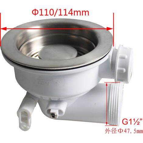Console de contrôle pour évier de cuisine, accessoires de lavage de la vaisselle, Kit de déchets de Drainage XK301 (1/5)