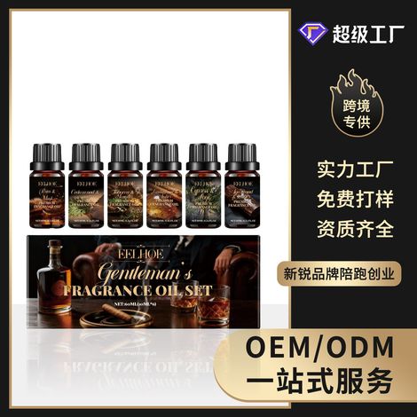 Duftöl-Set für Herren – Erfrischt die Raumluft, schafft eine entspannende Atmosphäre und bietet tägliche Kräuter-Aromatherapie – 60 ml (6 x 10 ml) -- BIEMMEDUE (1/5)