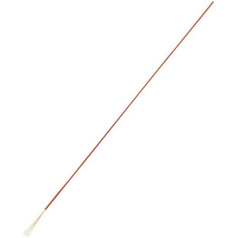 TRU COMPONENTS 1567857 Litze LiFY 1 x 0.75 mm² Rot 100 m
