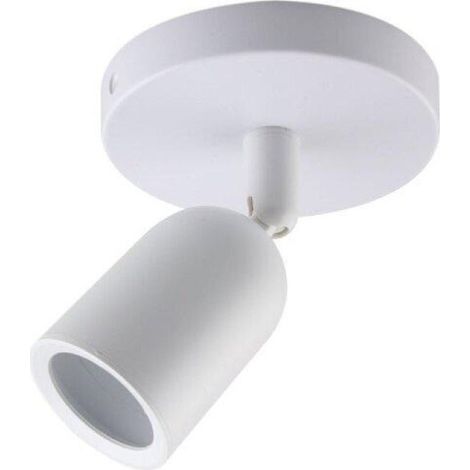 Spot LED en Saillie Orientable BLANC pour Ampoule GU10 - SILAMP