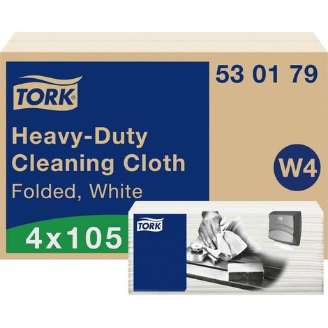 Paños de limpieza Tork heavy-duty multiuso absorbente aceite (1/3)
