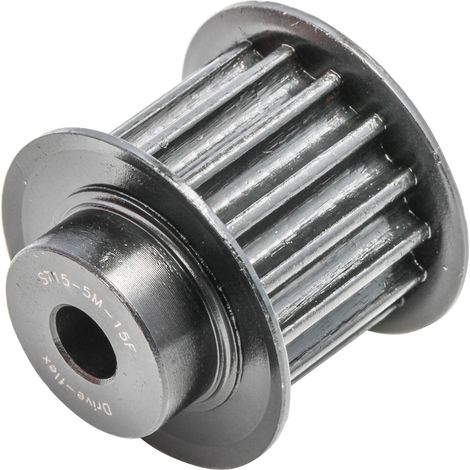 Poulie pour courroie crantée en Acier 15 dents , pas de 5mm, alésage 6mm ( Prix pour 1 )